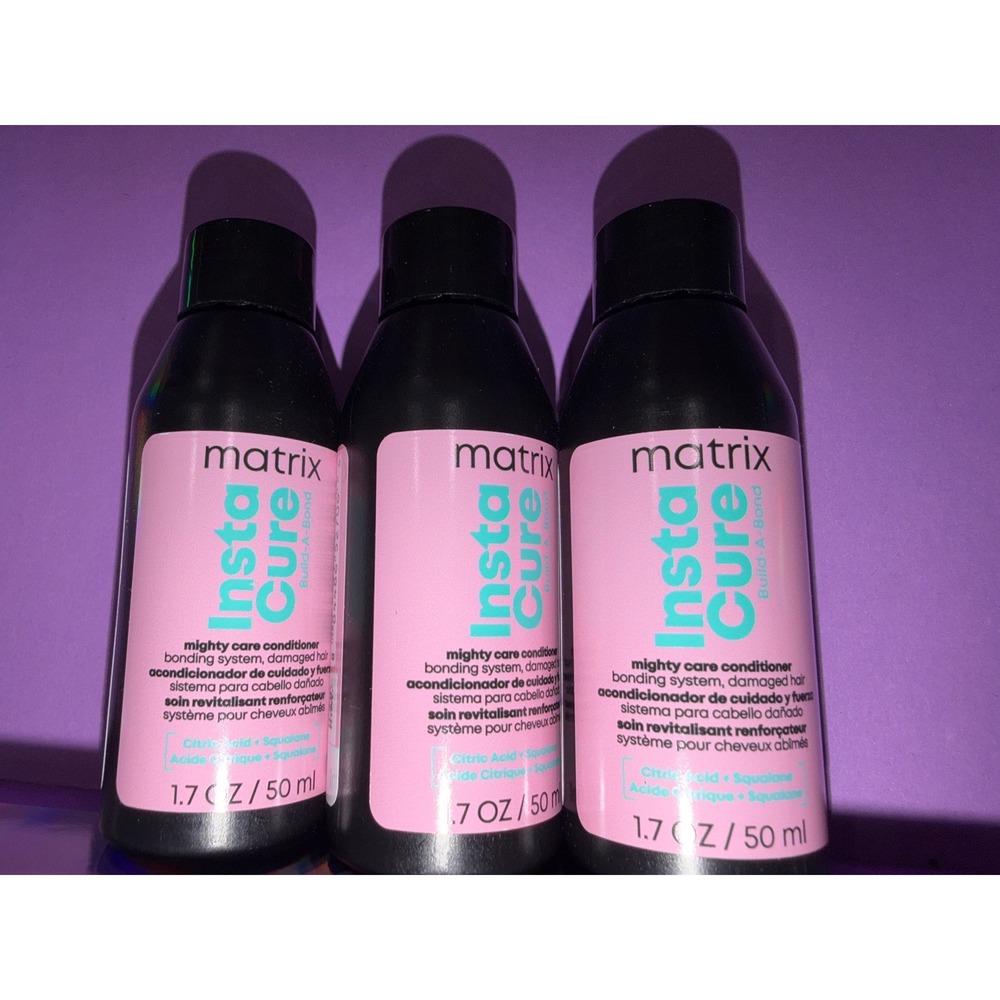 Matrix Insta Cure Build A Bond Conditioner 3-Pack Travel Set Repair hair care